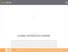 Tablet Screenshot of groundprobe.com